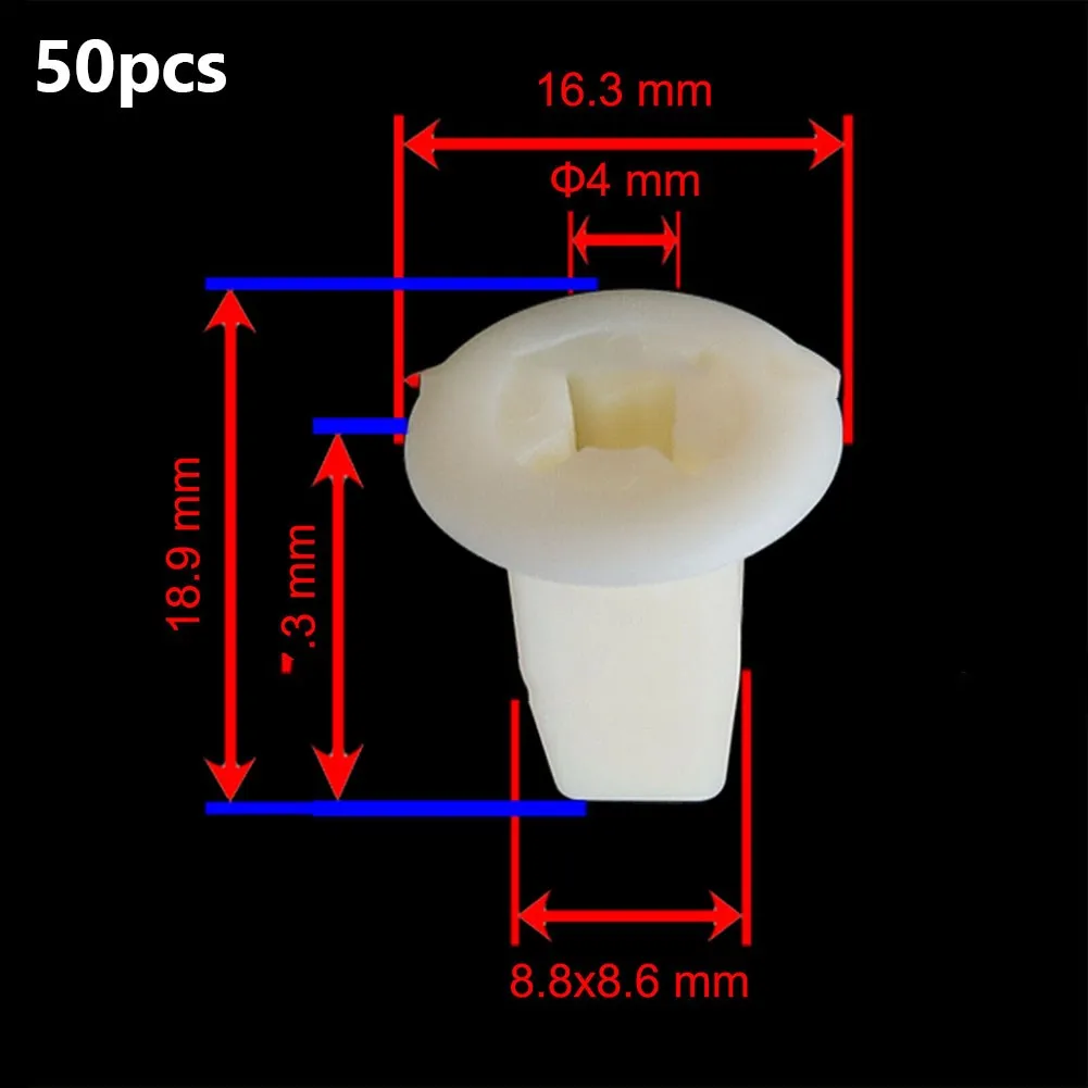 Practical Durable Grommet Clip For Toyota Nut Screw 50 Pcs Accessories For Auveco For Honda For Mazda For Nissan
Practical Durable Grommet Clip For Toyota Nut Screw 50 Pcs Accessories For Auveco For Honda For Mazda For Nissan