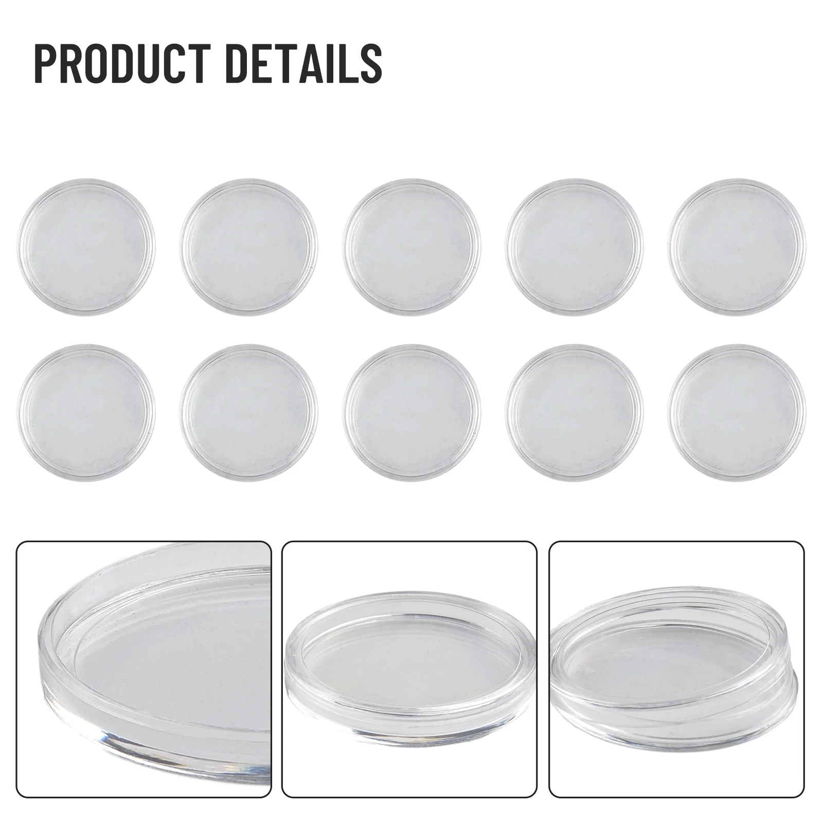 Secure and Durable Coin Collection Box 10Pcs Transparent Coin Plastic Box Protects Your Coins Collection Maintains Value
Secure and Durable Coin Collection Box 10Pcs Transparent Coin Plastic Box Protects Your Coins Collection Maintains Value
