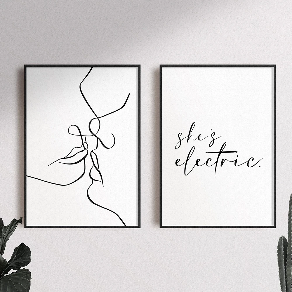 Modern Minimalist Kissing Line Canvas Painting Nordic Couples Quote Wall Art Posters and Prints Home Decor Living Room Bedroom
Modern Minimalist Kissing Line Canvas Painting Nordic Couples Quote Wall Art Posters and Prints Home Decor Living Room Bedroom