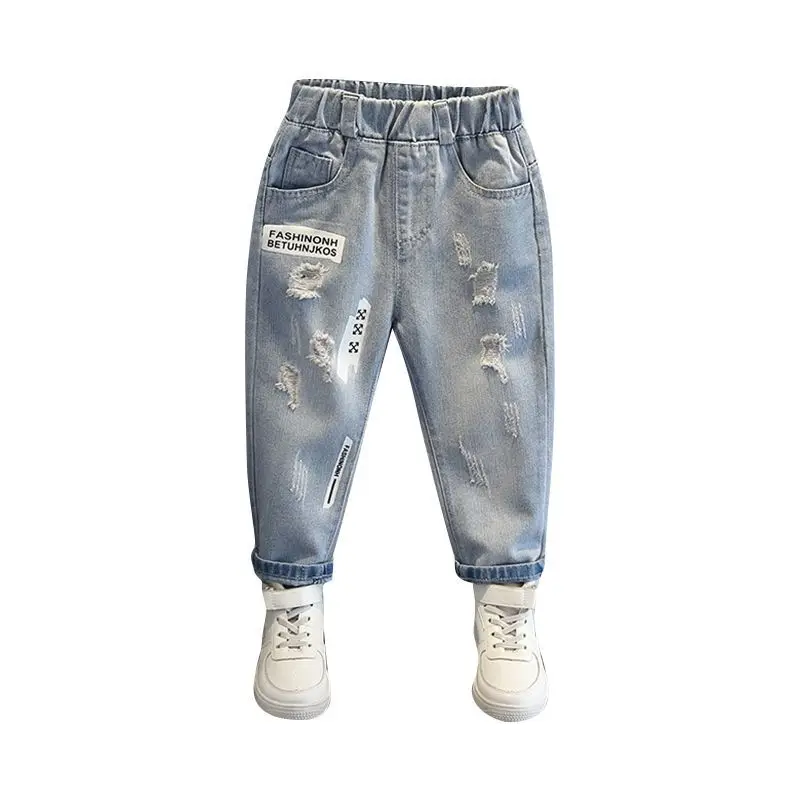Boys' Autumn Winter New Fashion High Waist Denim Casual Versatile Western Style Solid Color Comfortable Kids Children's Pants
Boys' Autumn Winter New Fashion High Waist Denim Casual Versatile Western Style Solid Color Comfortable Kids Children's Pants