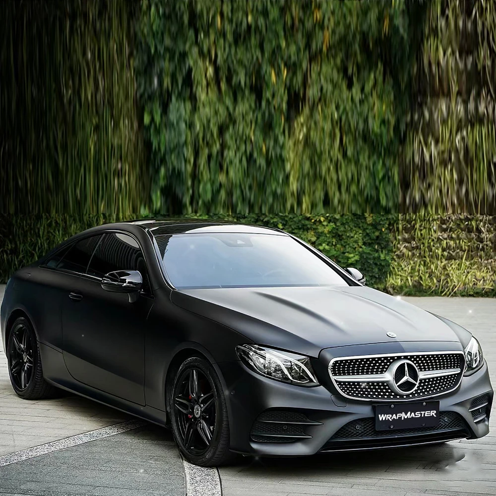 1.52x18m 5x59ft/Roll Ultimate Flat Black Vinyl Car Wrap Highest quality vinyl car flim
1.52x18m 5x59ft/Roll Ultimate Flat Black Vinyl Car Wrap Highest quality vinyl car flim
