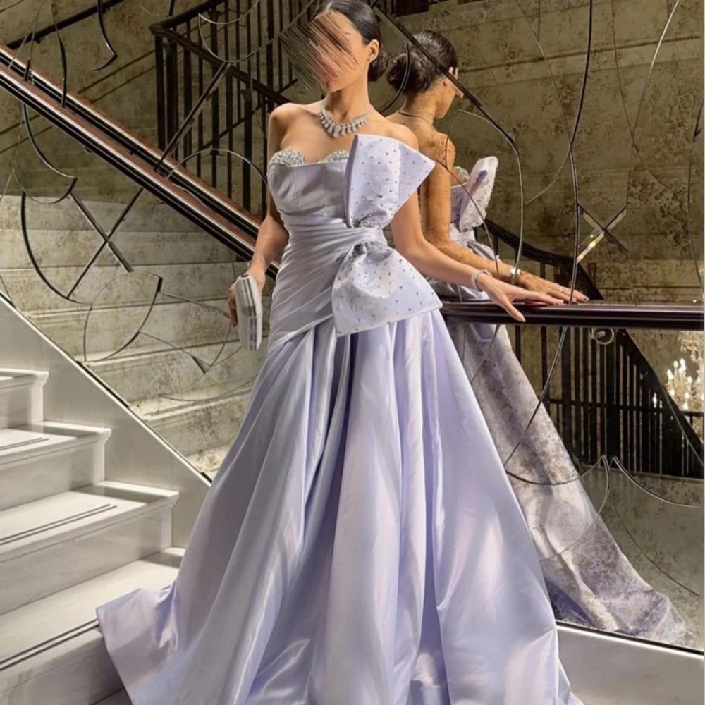 Ball Exquisite High Quality Strapless Gown Party Dresses Beading Paillette / Sequins Bows Sweep/Brush Charmeuse Evening
Ball Exquisite High Quality Strapless Gown Party Dresses Beading Paillette / Sequins Bows Sweep/Brush Charmeuse Evening