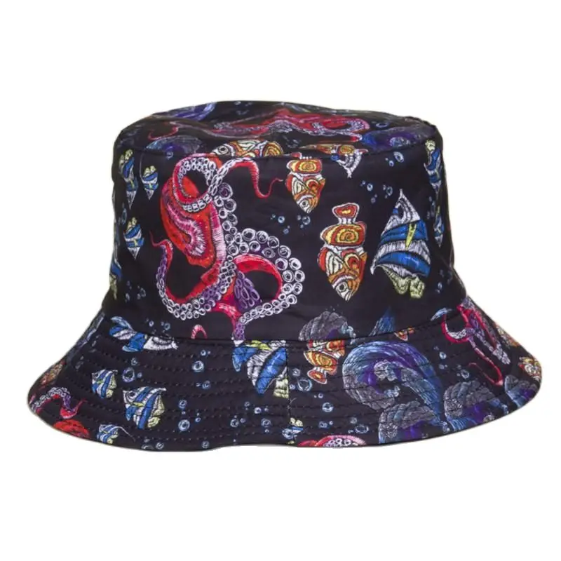 Cotton Cartoon Octopus Print Bucket Hat Fisherman Hat Outdoor Travel Hat Sun Cap Hats for Men and Women 349
Cotton Cartoon Octopus Print Bucket Hat Fisherman Hat Outdoor Travel Hat Sun Cap Hats for Men and Women 349