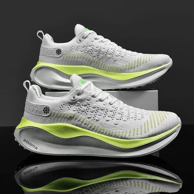 

2023Men Running Carbon Plate Cushioning Sports Training Jogging Shoes Unisex Sneakers Women Mesh Comfort Tennis Shoes for Men