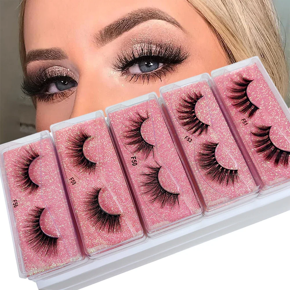 20 Pairs Lashes Bulk Wholesale Natural Fluffy Wispy False Eyelashes Pack Makeup Soft Thick Fake Eyelash 3d Mink Lashes Bulk 
20 Pairs Lashes Bulk Wholesale Natural Fluffy Wispy False Eyelashes Pack Makeup Soft Thick Fake Eyelash 3d Mink Lashes Bulk
