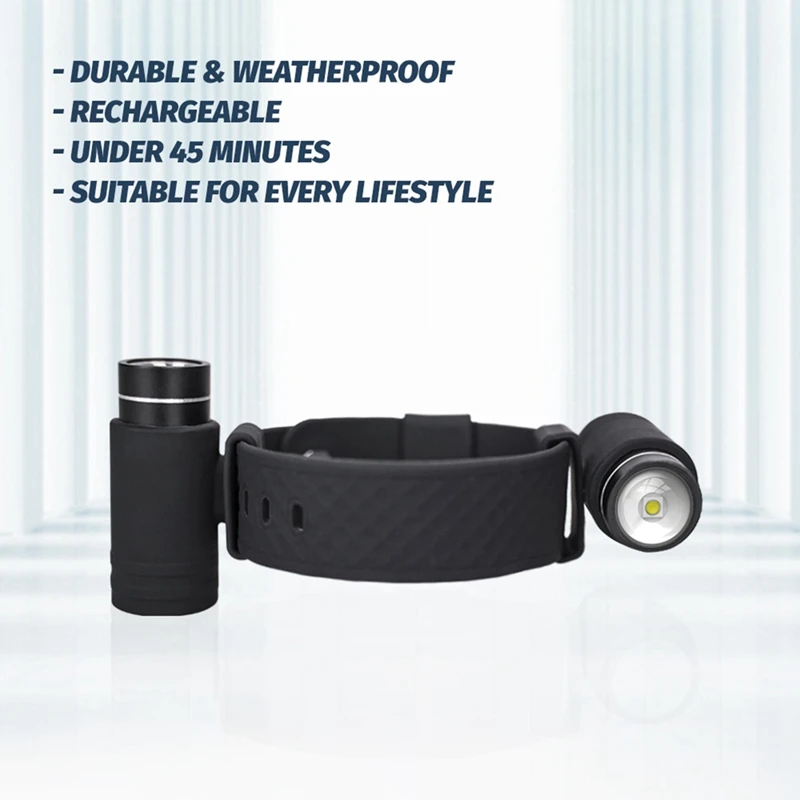 LED Wrist Flashlight Torch USB Rechargeable Outdoor Camping Torch Waterproof IP67 Lamp For Dog Walking Handy Camping
LED Wrist Flashlight Torch USB Rechargeable Outdoor Camping Torch Waterproof IP67 Lamp For Dog Walking Handy Camping