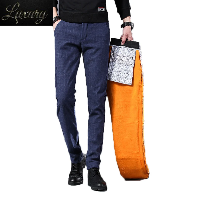 Зимние мужские флисовые теплые бархатные повседневные строгие брюки мужские облегающие плотные мужские классические брюки стрейч Длинные клетчатые
Зимние мужские флисовые теплые бархатные повседневные строгие брюки мужские облегающие плотные мужские классические брюки стрейч Длинные клетчатые