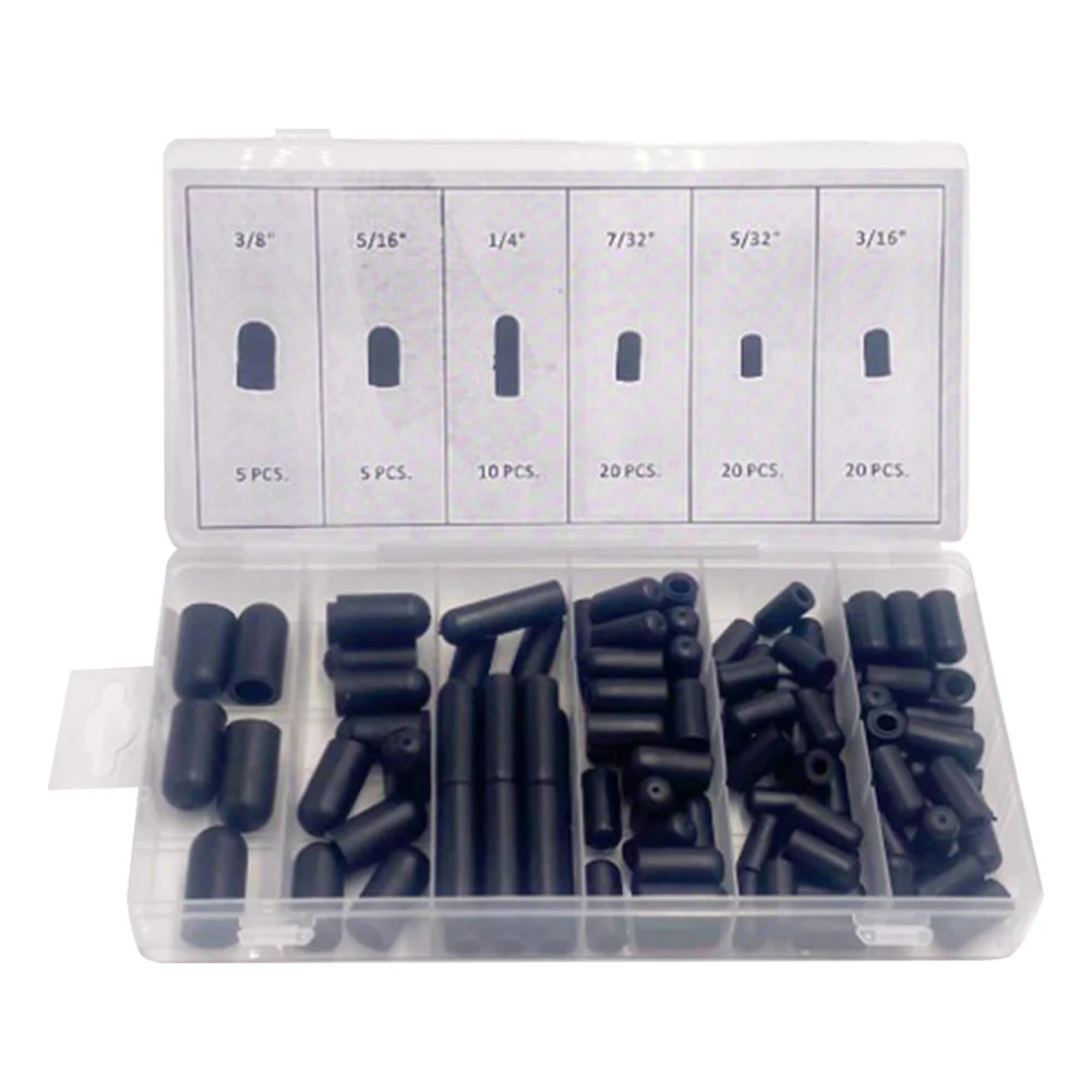 105pcs Car Rubber Vacuum CAP Plug Kit Assorted Vacuum Plugs Hose End Cap Modern For Carburetor Manifold Automotive Accessories
105pcs Car Rubber Vacuum CAP Plug Kit Assorted Vacuum Plugs Hose End Cap Modern For Carburetor Manifold Automotive Accessories