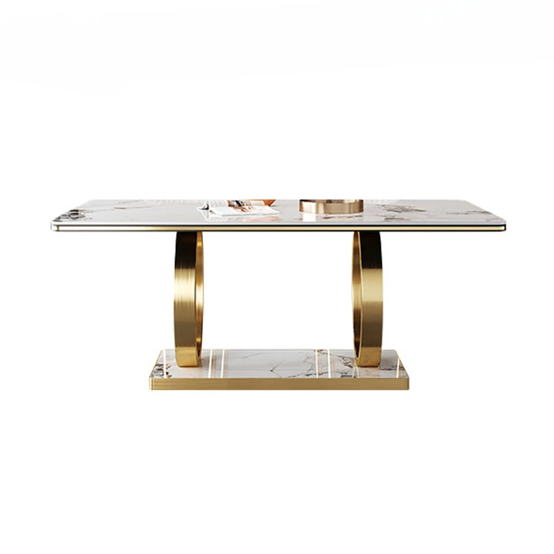 Light Luxury Shiny Rock Slab Dining Table Post-Modern Minimalist Rectangular Household Small Dining Table Single Dining Table
Light Luxury Shiny Rock Slab Dining Table Post-Modern Minimalist Rectangular Household Small Dining Table Single Dining Table