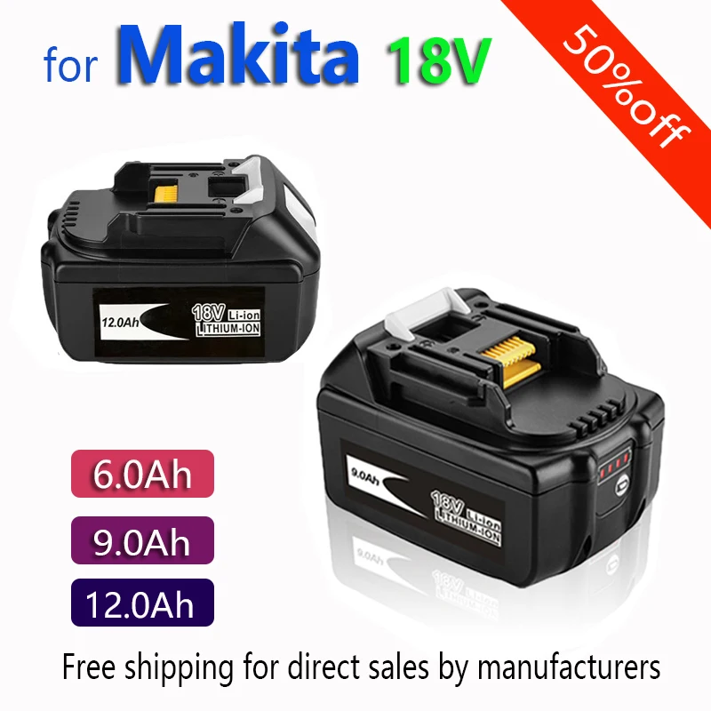 100% для Makita 6Ah/9Ah/12Ah для Makita 18V батарея BL1830B BL1850B BL1850 BL1840 BL1860 BL1815 сменная литиевая батарея
100% для Makita 6Ah/9Ah/12Ah для Makita 18V батарея BL1830B BL1850B BL1850 BL1840 BL1860 BL1815 сменная литиевая батарея