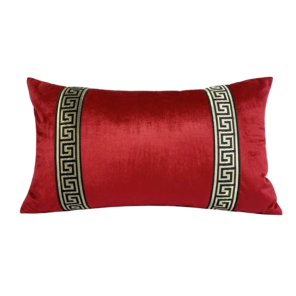 Vintage Fashion Red Velvet Lace Waist Pillow Case Home Deco Sofa Car Classic Lumbar Living Cushion Cover Sell by Piece 30x50cm 
Vintage Fashion Red Velvet Lace Waist Pillow Case Home Deco Sofa Car Classic Lumbar Living Cushion Cover Sell by Piece 30x50cm