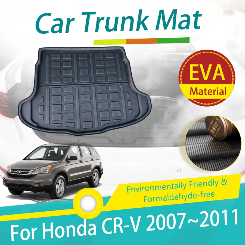 

Car Trunk Mats For Honda CR-V CRV CR V RE1-RE5 RE7 2007~2011 Waterproof Boot Carpets Storage Pads Suitcase Rugs Auto Accessories