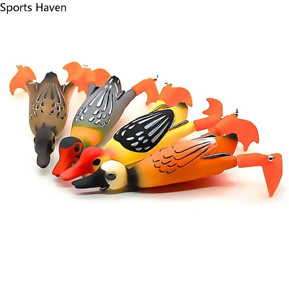 9cm 12g Silicone Rotating Wobblers Muilticolor Duck Fishing Soft Lure Fishing Accessories
9cm 12g Silicone Rotating Wobblers Muilticolor Duck Fishing Soft Lure Fishing Accessories
