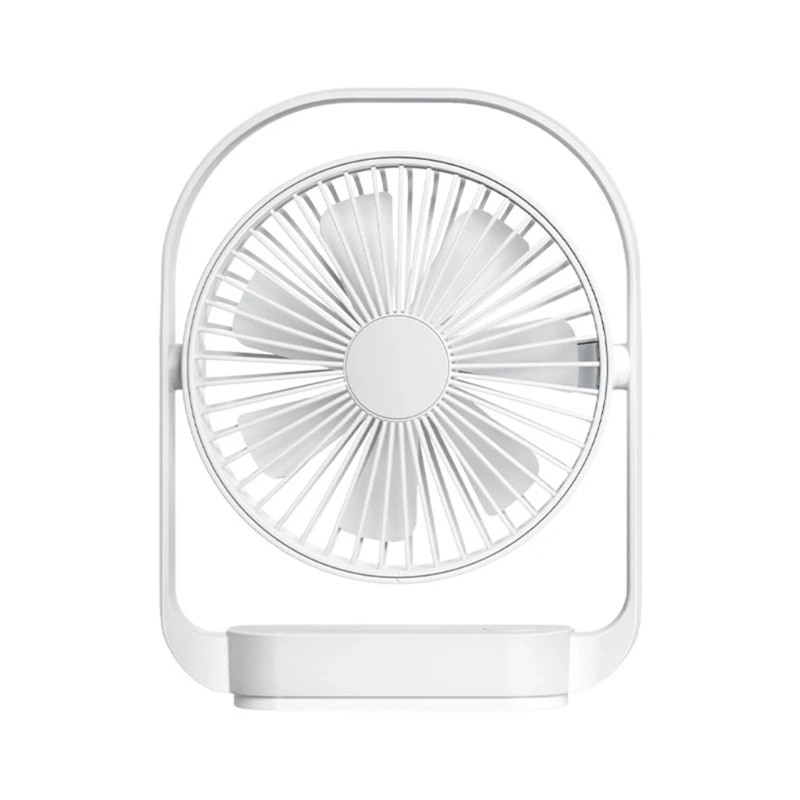 

CPDD USB Desk Fan Quiet Operation 4 Speed Wind Mini Table Fan for Office Bedroom