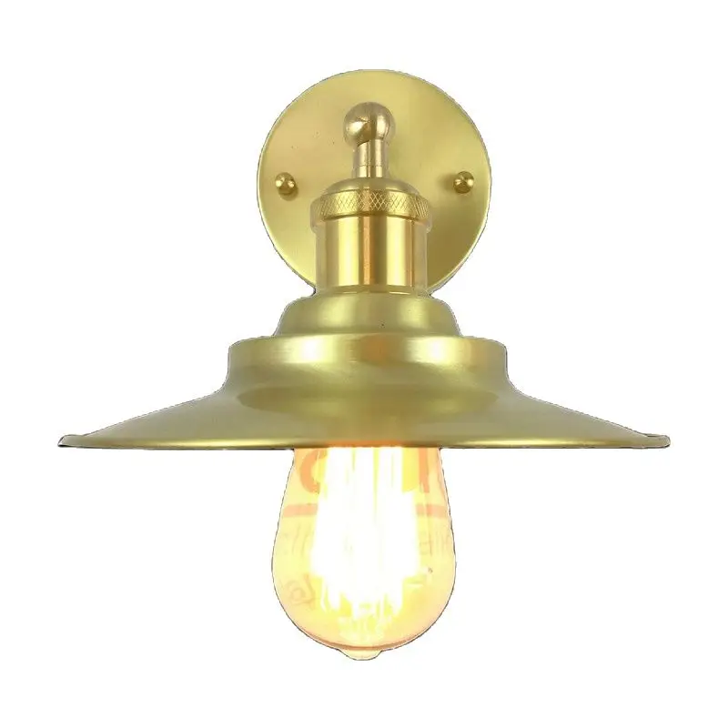 200mm diameter brass wall light edison vintage copper material sconce lamp bedroom decoration coffee shop hotel modern lighting
200mm diameter brass wall light edison vintage copper material sconce lamp bedroom decoration coffee shop hotel modern lighting