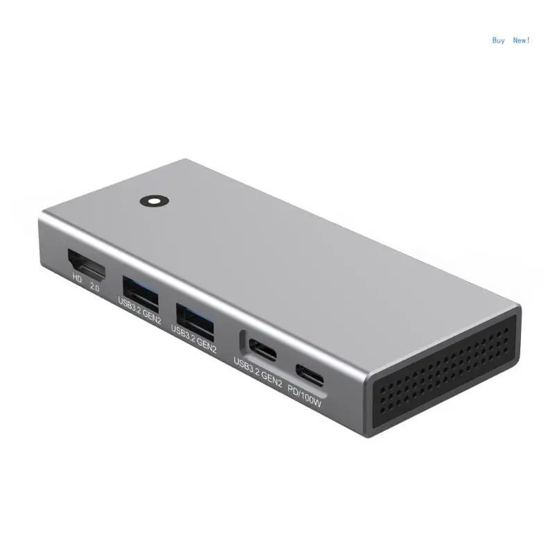 Многофункциональная док-станция расширения TypeC, совместимая с HDMI2.0, разрешение 4K, 60 Гц, PD100W
Многофункциональная док-станция расширения TypeC, совместимая с HDMI2.0, разрешение 4K, 60 Гц, PD100W