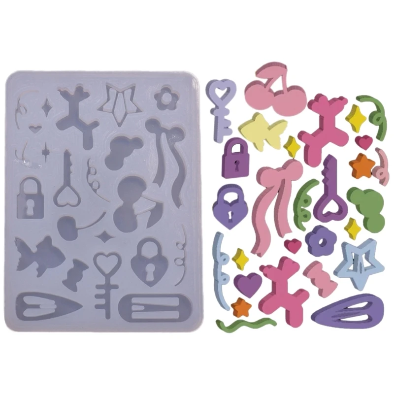 

Resin Shaker Molds Silicone Resin Casting Molds Epoxy Quicksand Moulds for DIY Pendant Charms Jewelry Making Accessories