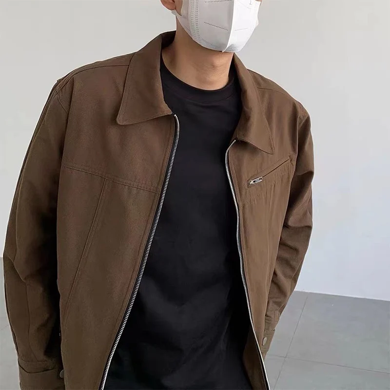 Spring Autumn KPOP Fashion Style Harajuku Slim Fit Tops Loose Casual All Match Outerwear Square Neck Zipper Long Sleeve Jacket
Spring Autumn KPOP Fashion Style Harajuku Slim Fit Tops Loose Casual All Match Outerwear Square Neck Zipper Long Sleeve Jacket