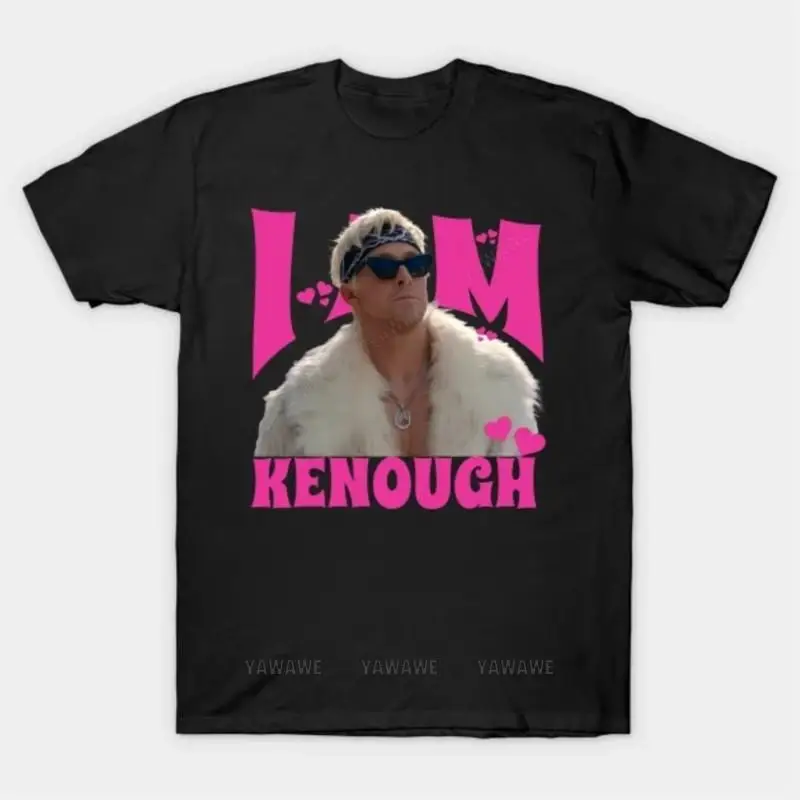 New fashion brand teeshirt cotton t-shirt I Am Kenough T shirt male Oversized short sleeve black top unisex casual tee-shirt
New fashion brand teeshirt cotton t-shirt I Am Kenough T shirt male Oversized short sleeve black top unisex casual tee-shirt