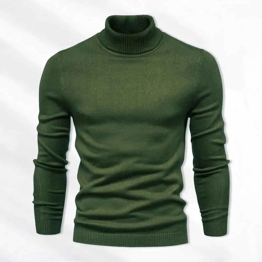 Men Winter Knitwear High Collar Knitted Men's Sweater Warm Soft Fall Winter Pullover with Slim Fit Solid Color Anti-shrink
Men Winter Knitwear High Collar Knitted Men's Sweater Warm Soft Fall Winter Pullover with Slim Fit Solid Color Anti-shrink