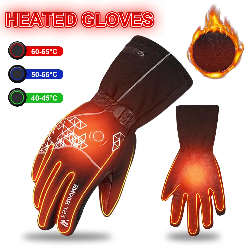 Electric Heated Gloves for Men Women Waterproof Winter Gloves Adjustable 3 Heating Temperature Touch Screen Heating Gloves
Electric Heated Gloves for Men Women Waterproof Winter Gloves Adjustable 3 Heating Temperature Touch Screen Heating Gloves