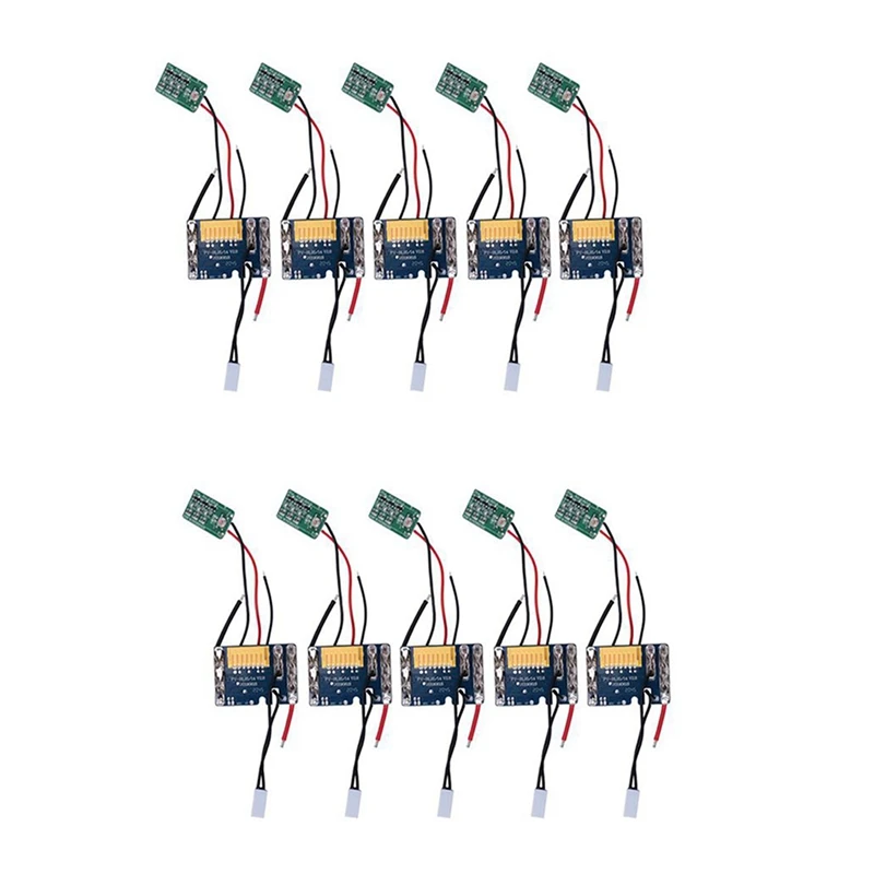 10Pcs Li-Ion Battery PCB Charging Protection Circuit Board For Makita 18V 1.5Ah 3Ah 6Ah 9Ah BL1415 BL1430 BL1460 BL1490
10Pcs Li-Ion Battery PCB Charging Protection Circuit Board For Makita 18V 1.5Ah 3Ah 6Ah 9Ah BL1415 BL1430 BL1460 BL1490