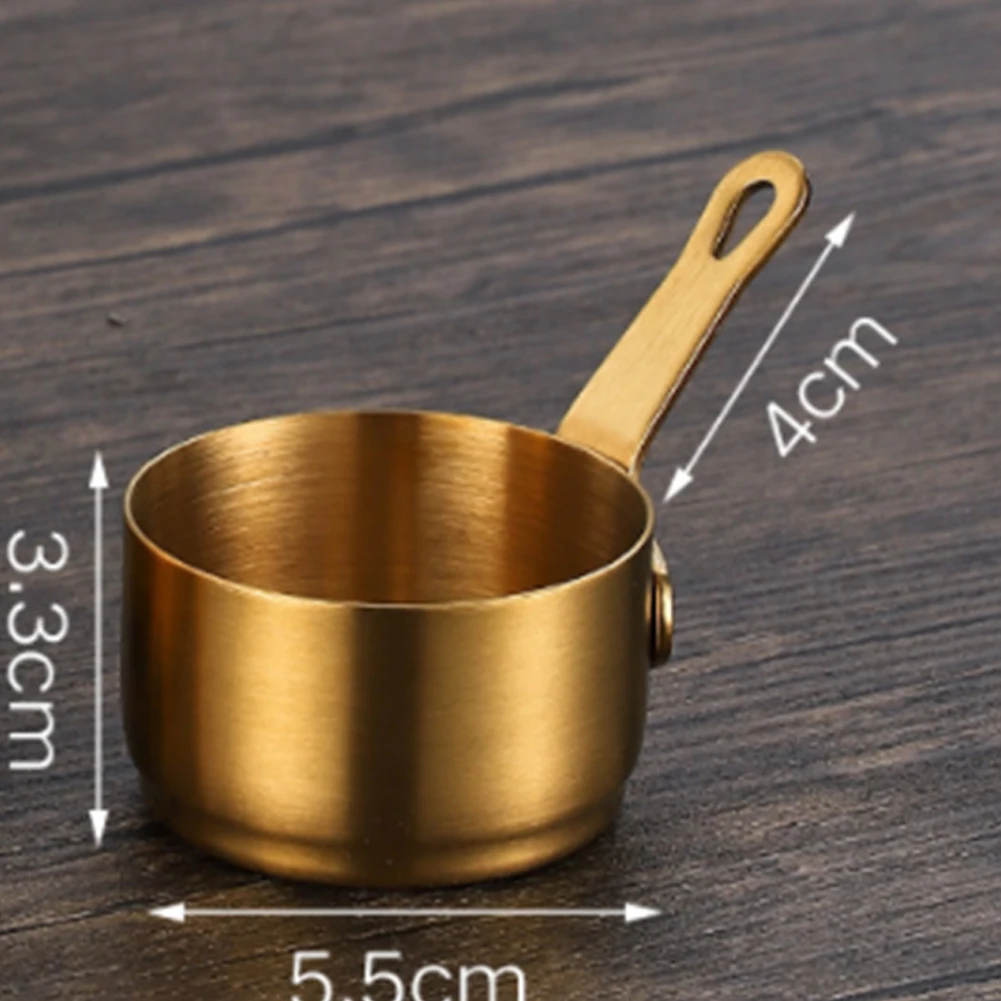 Stockpots Sauce Pan 1pcs 60-100ml Kitchen Long Handle Milk Pot Mini Non Stick Smooth Edge Stainless Steel Durable
Stockpots Sauce Pan 1pcs 60-100ml Kitchen Long Handle Milk Pot Mini Non Stick Smooth Edge Stainless Steel Durable