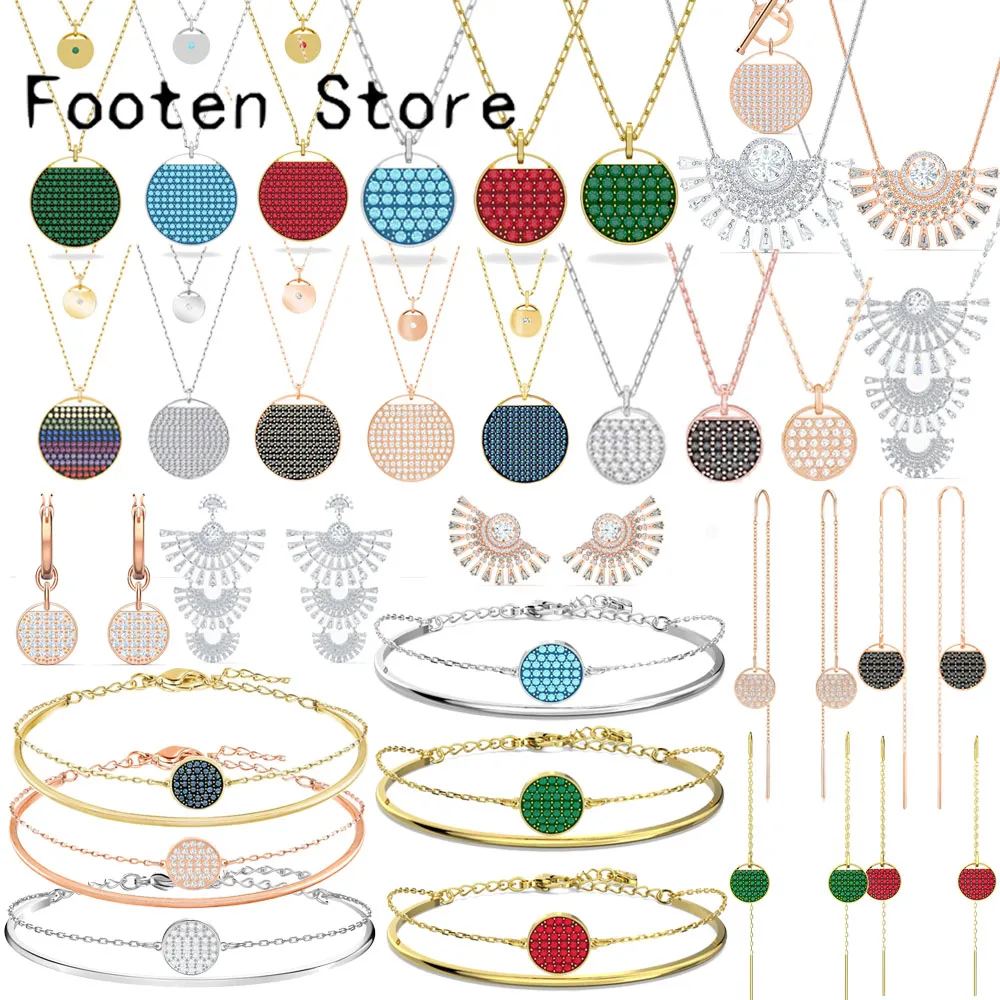 2024 New Fine Lady Jewelry Sets Charms Ginger Luxury Crystal Series Necklace Earring Set Romantic Gift Girl For Women
2024 New Fine Lady Jewelry Sets Charms Ginger Luxury Crystal Series Necklace Earring Set Romantic Gift Girl For Women