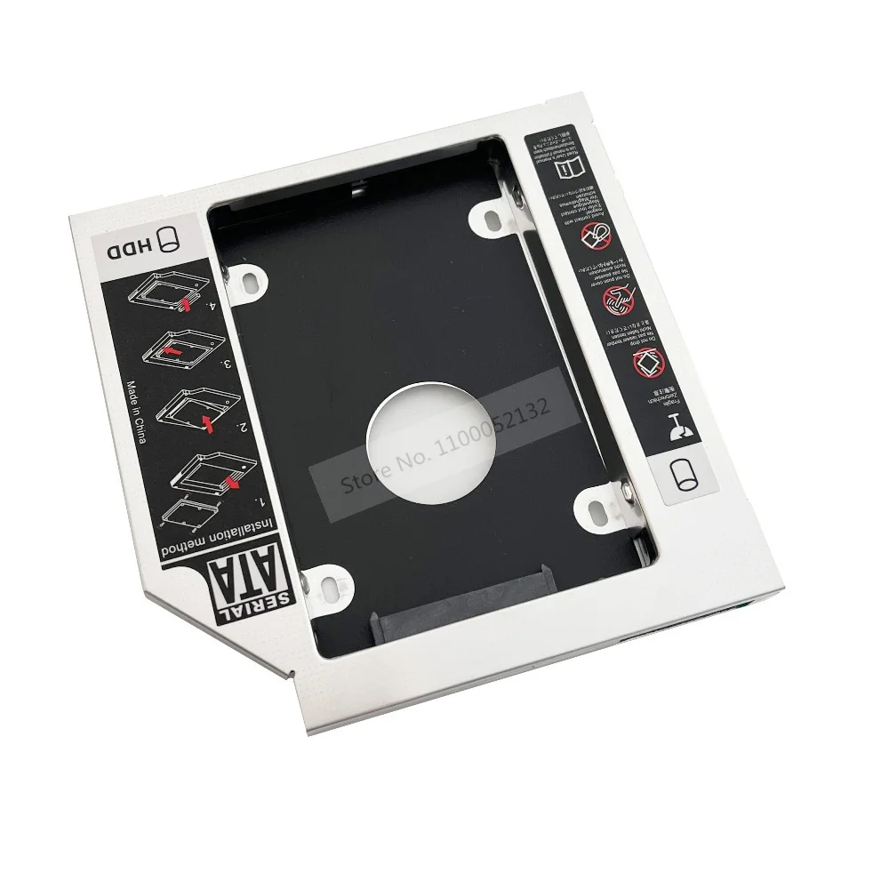 Aluminum 2nd Hard Drive HDD SSD Case Optical Caddy Frame 12.7mm SATA 3.0 for Toshiba A500 A505 A505D L840 L845 S845 C840 C845
Aluminum 2nd Hard Drive HDD SSD Case Optical Caddy Frame 12.7mm SATA 3.0 for Toshiba A500 A505 A505D L840 L845 S845 C840 C845