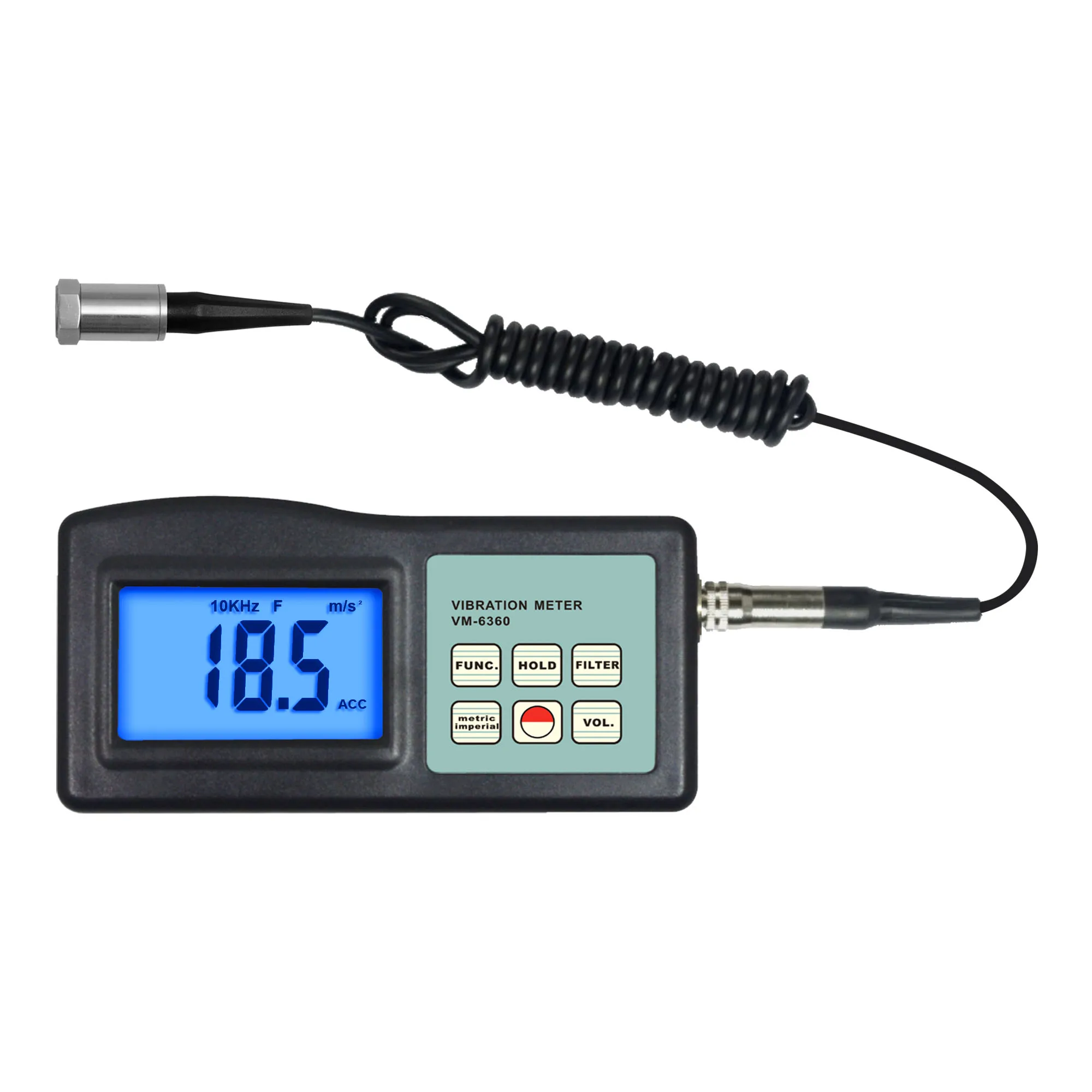 LANDTEK High Accuracy Digital Vibration Meter Acceleration/Velocity/Displacement Tester VM-6360
LANDTEK High Accuracy Digital Vibration Meter Acceleration/Velocity/Displacement Tester VM-6360