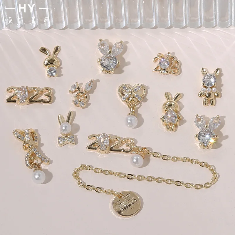 2pcs 3D Metal Zircon Nail Art Jewelry Charms Luxury Nail Parts Shiny Diamond Crystal Manicure Accessories 2023 New Year Decorati
2pcs 3D Metal Zircon Nail Art Jewelry Charms Luxury Nail Parts Shiny Diamond Crystal Manicure Accessories 2023 New Year Decorati