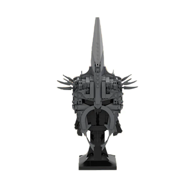 

MOC Movie The Witch-king of Angmar - Helmet Building Block Kit Statue Bust Assembly Bricks Model DIY Kid lotr Toy Birthday Gift