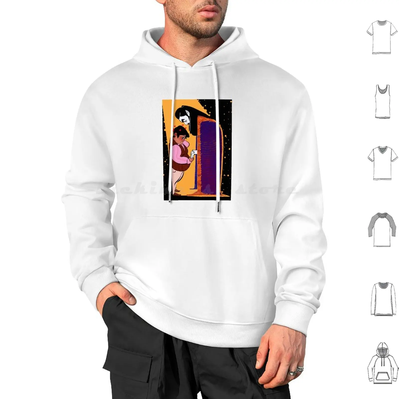 

Confession In The Moonlight Premium Scoop Hoodie cotton Long Sleeve What We Do In The Shadows Guillermo De La Cruz Wwdits