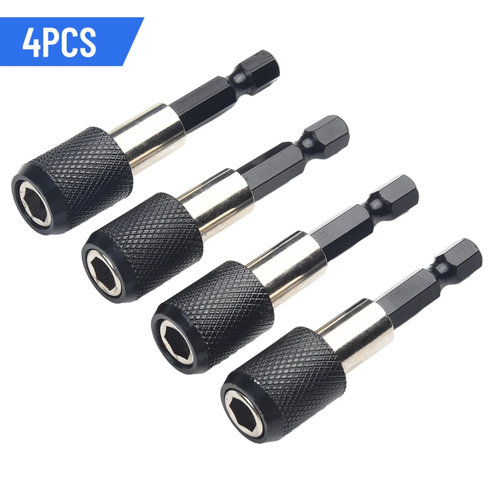 4pcs 60mm 1/4 Inch Hex Shank Magnetic Bit Holder Screwdriver Drill Bits Extension Bar Quick Connecting Rod For Electric Drill
4pcs 60mm 1/4 Inch Hex Shank Magnetic Bit Holder Screwdriver Drill Bits Extension Bar Quick Connecting Rod For Electric Drill