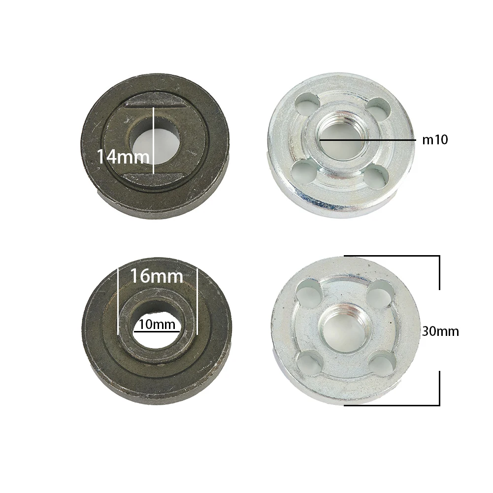 6 Pcs Steel Lock Nuts Flange Nut Inner Outer Kit Angle Grinder Tool Accessories 2 Specifications - Toothless, Toothed
6 Pcs Steel Lock Nuts Flange Nut Inner Outer Kit Angle Grinder Tool Accessories 2 Specifications - Toothless, Toothed