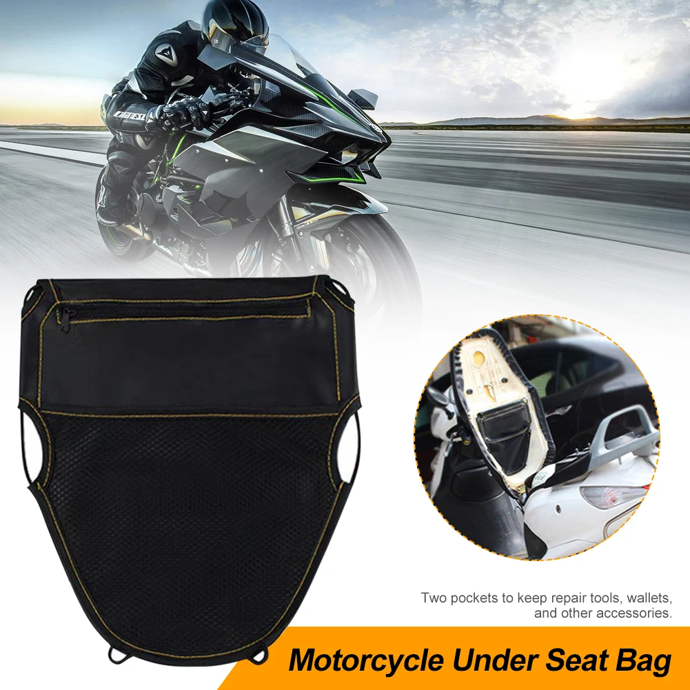 Motorcycle Under Seat Bag PU Leather Saddlebag Electric Scooter Storage Bag Repair Tool Pouch Universal Organizer Accessories
Motorcycle Under Seat Bag PU Leather Saddlebag Electric Scooter Storage Bag Repair Tool Pouch Universal Organizer Accessories