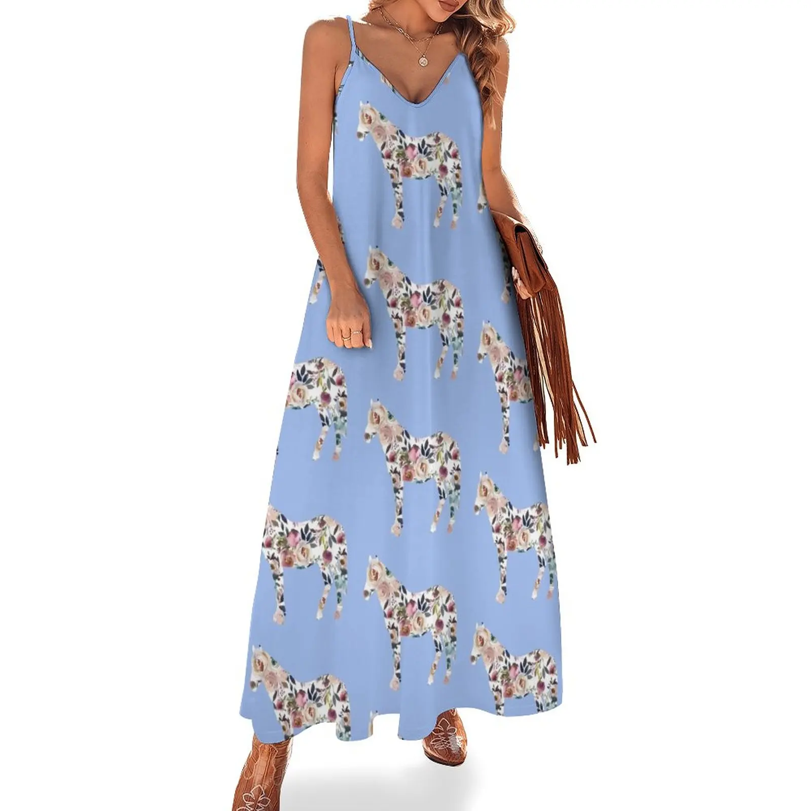 New Floral Horse Gift for Horse lover Sleeveless Dress purple dress summer clothes for women Woman clothing Women's summer dress
New Floral Horse Gift for Horse lover Sleeveless Dress purple dress summer clothes for women Woman clothing Women's summer dress
