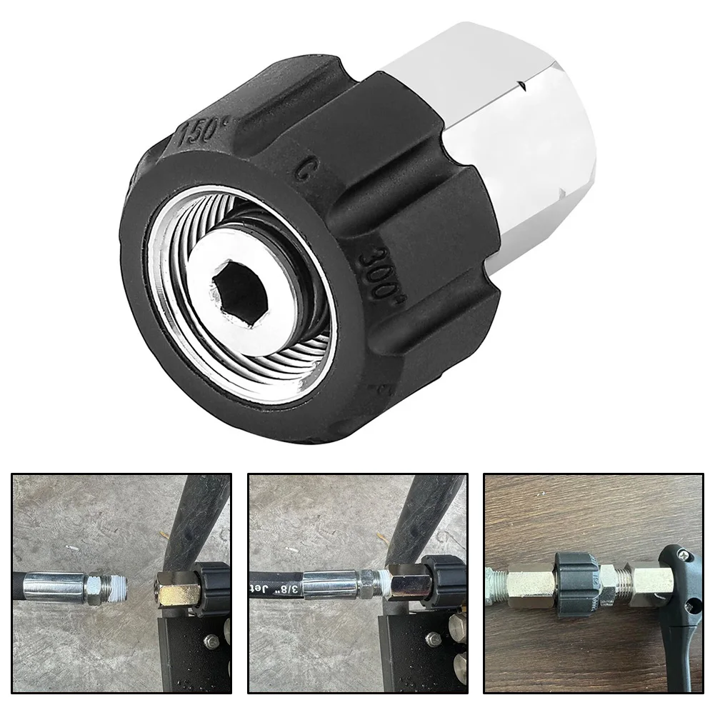 Pressure Cleaner Adapter Convert M22 14/15mm Female Connection To 3/8'' Female Stainless Steel Fitting Replacement
Pressure Cleaner Adapter Convert M22 14/15mm Female Connection To 3/8'' Female Stainless Steel Fitting Replacement