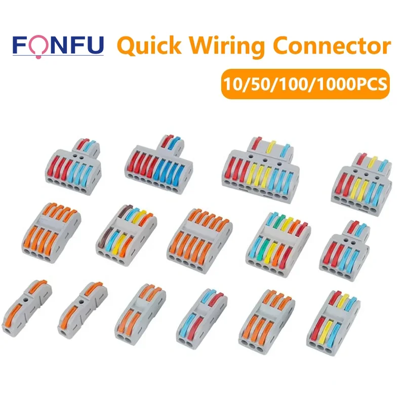1 in Multiple Out Quick Wiring Connector Universal Splitter Wiring Cable Push in Terminal Block Universal Fast Wiring SPL 222 23
1 in Multiple Out Quick Wiring Connector Universal Splitter Wiring Cable Push in Terminal Block Universal Fast Wiring SPL 222 23