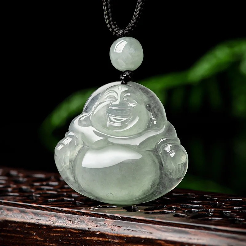 Natural Myanmar Jadeite Buddha Big Belly Buddha Old Material Waxy Ice Jade Pendant Women's Charms Wholesale Jewelry
Natural Myanmar Jadeite Buddha Big Belly Buddha Old Material Waxy Ice Jade Pendant Women's Charms Wholesale Jewelry