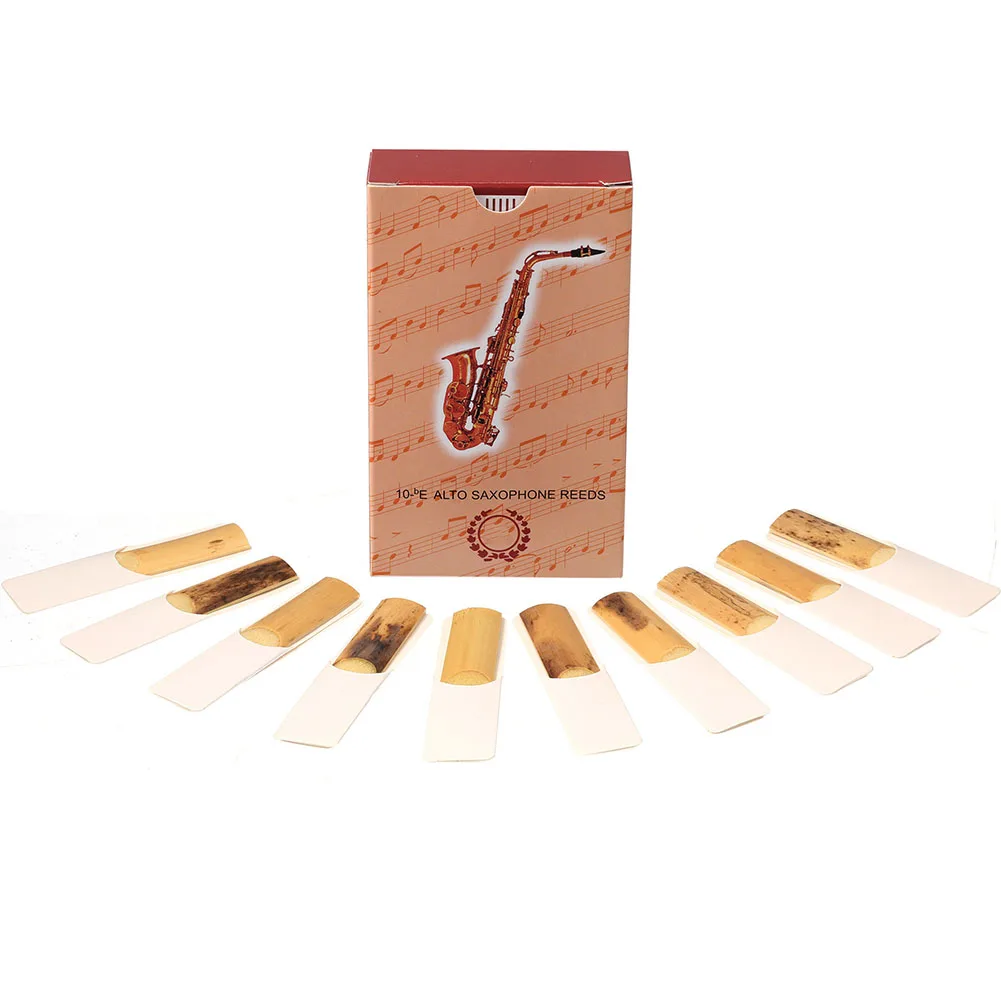 10 PCS Alto Sax Reeds Strength 2.5 Woodwind Instrument Clarinet Accessories For Professionals Beginner Students Musical Parts
10 PCS Alto Sax Reeds Strength 2.5 Woodwind Instrument Clarinet Accessories For Professionals Beginner Students Musical Parts