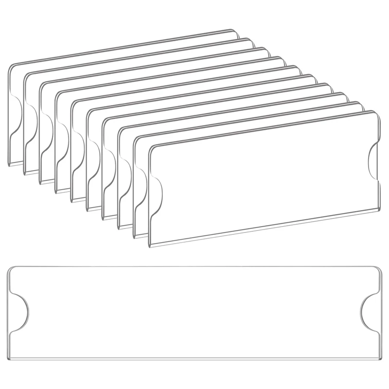 Clear Acrylic Plastic Sign Holder 2X8 Inch, Frame Wall Name Plates For Office, Home
Clear Acrylic Plastic Sign Holder 2X8 Inch, Frame Wall Name Plates For Office, Home