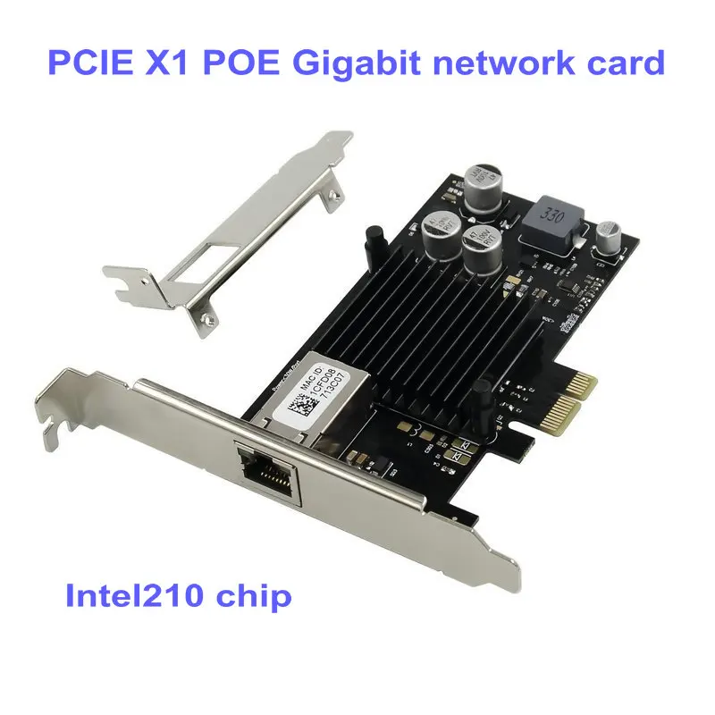 Сетевая карта POE, 10/100/1000 м, гигабитный Промышленный Ethernet-конвертер, PCI-E 1x адаптер для камеры, карта визуального захвата, чип I210
Сетевая карта POE, 10/100/1000 м, гигабитный Промышленный Ethernet-конвертер, PCI-E 1x адаптер для камеры, карта визуального захвата, чип I210