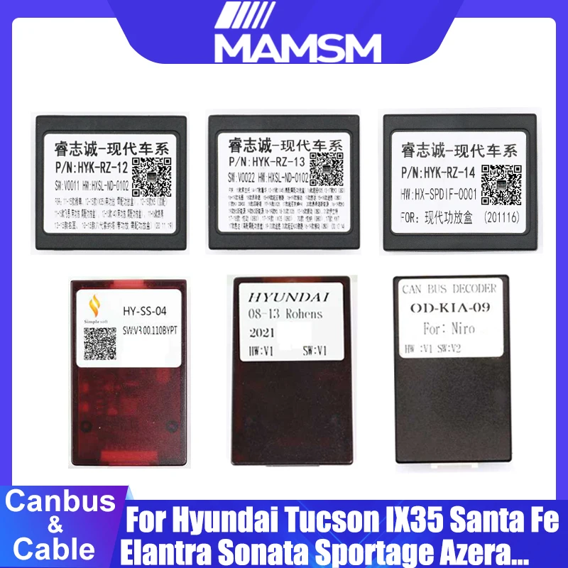 Android Car Radio Canbus Box HY-SS-04 Adaptor Decoder For Hyundai Tucson IX35 SantaFe IX45 Elantra Sonata Sportage Kiak5 Sorento
Android Car Radio Canbus Box HY-SS-04 Adaptor Decoder For Hyundai Tucson IX35 SantaFe IX45 Elantra Sonata Sportage Kiak5 Sorento