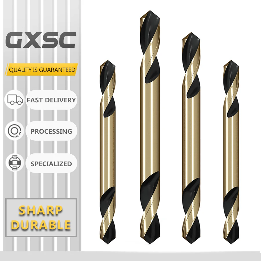 Double-headed twist drill bit Copper-iron-aluminum stainless steel metal drill bit 3-5.2mm 9341 high-speed steel twist drill bit
Double-headed twist drill bit Copper-iron-aluminum stainless steel metal drill bit 3-5.2mm 9341 high-speed steel twist drill bit