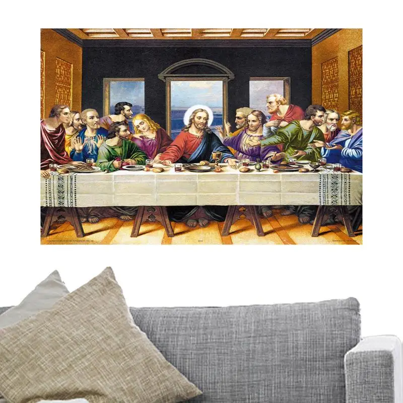 

World Famous Oil Painting Puzzle 500 Piece Jigsaw Puzzles The Last Supper Of World Famous Oil Paintings Wooden Puzzle Christian