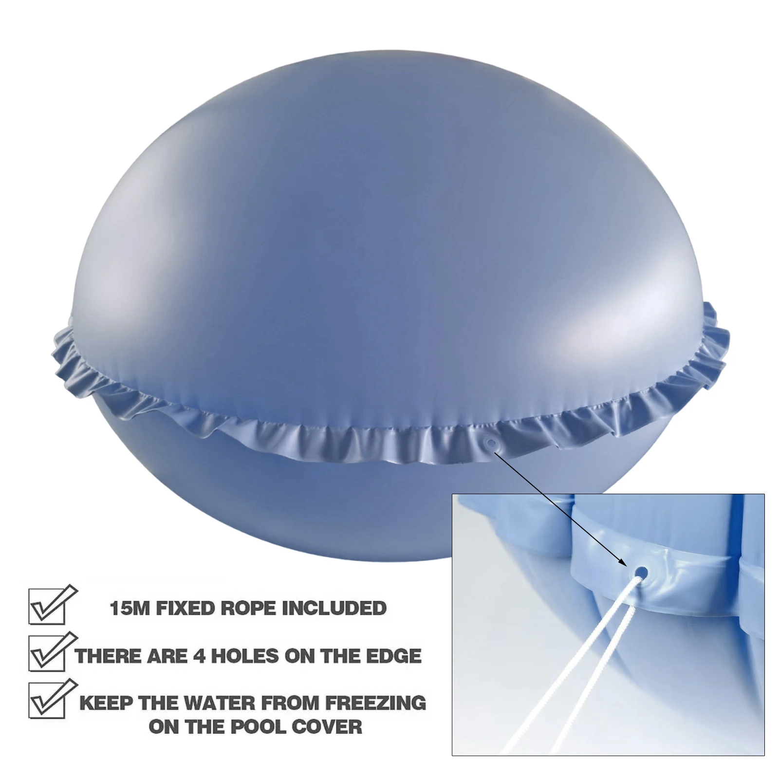 Round Pool Air Pillow For Above Ground Pool Winter Cover Winterizing Cushion Durable PVC Floating Spa Round Hot Tubs Multifuncti
Round Pool Air Pillow For Above Ground Pool Winter Cover Winterizing Cushion Durable PVC Floating Spa Round Hot Tubs Multifuncti