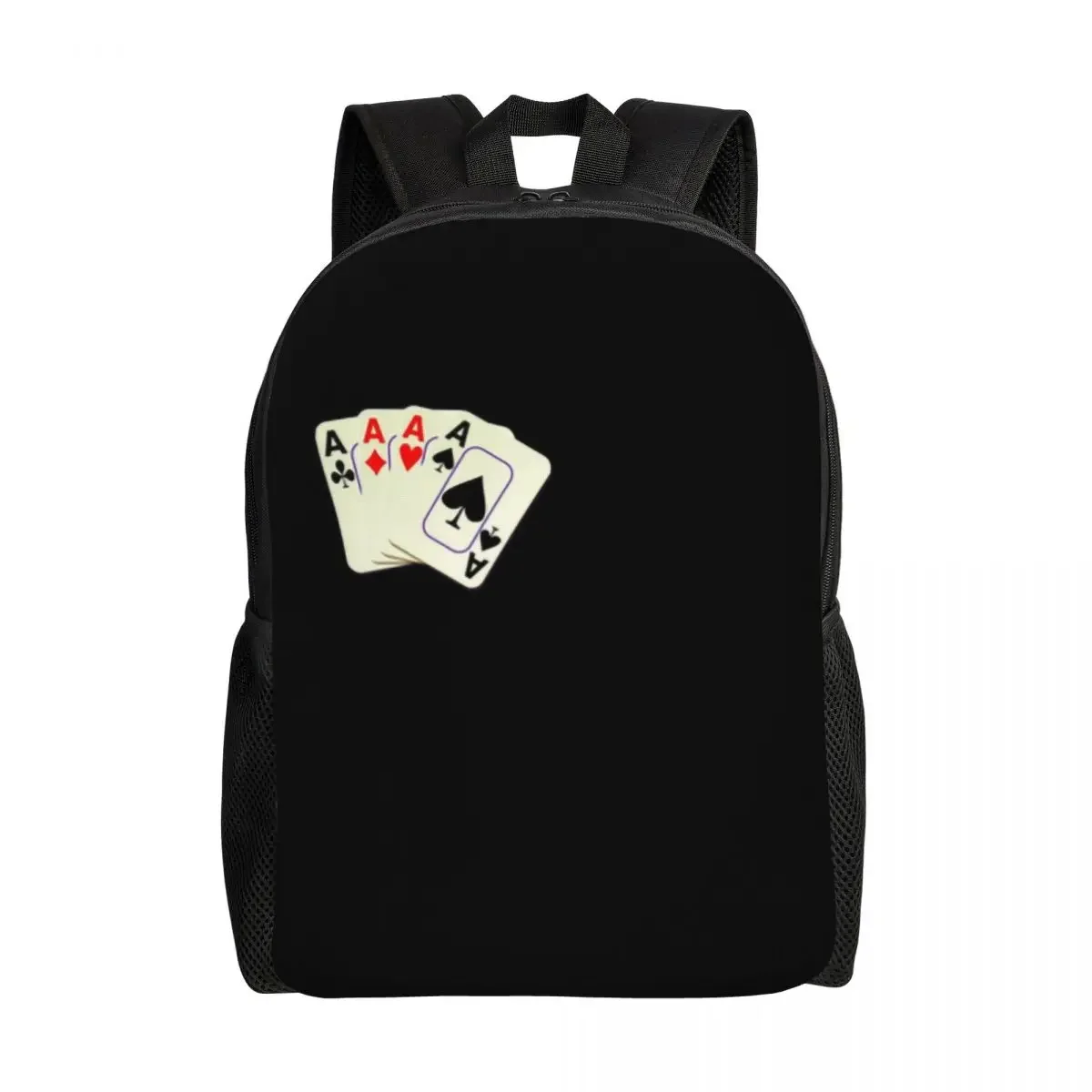 Customized Ace Of Cards Dress Backpacks Men Women Basic Bookbag for College School Fashion Poker Card Game Bags
Customized Ace Of Cards Dress Backpacks Men Women Basic Bookbag for College School Fashion Poker Card Game Bags