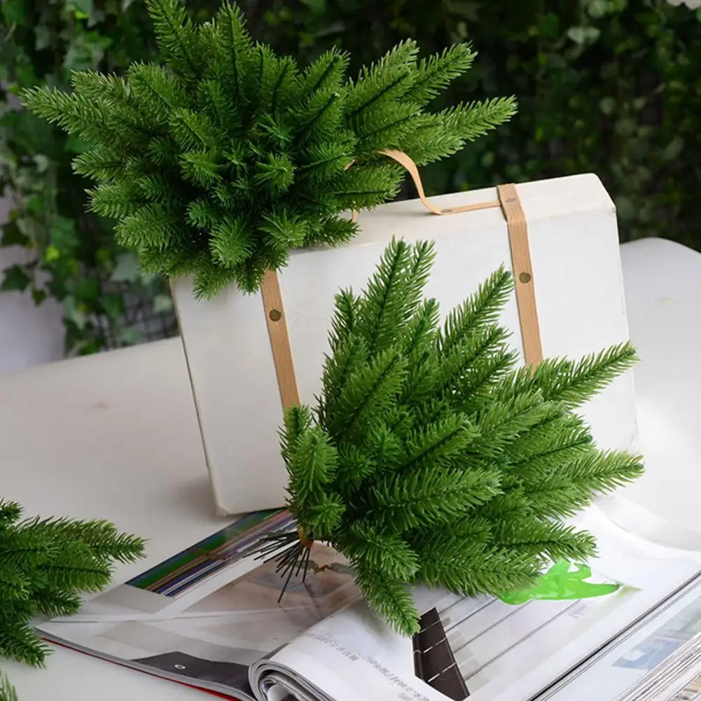 

Faux Pine Branch Lifesize Faux Pine Needles 30 Realistic Artificial Pine Branches for Diy Christmas Wreaths Home Decor Reusable