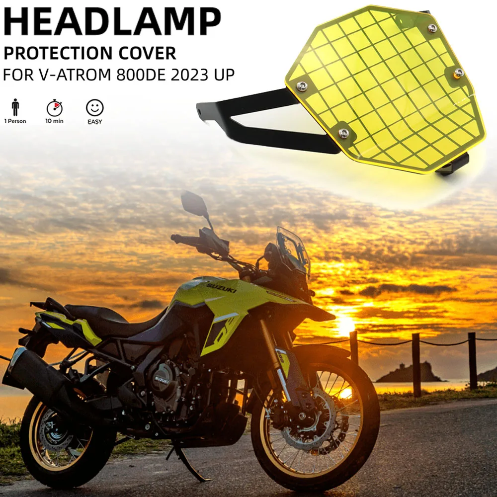 Акриловая кислотная защита для передней фары мотоцикла SUZUKI V-STROM 800DE 2023 2024
Акриловая кислотная защита для передней фары мотоцикла SUZUKI V-STROM 800DE 2023 2024